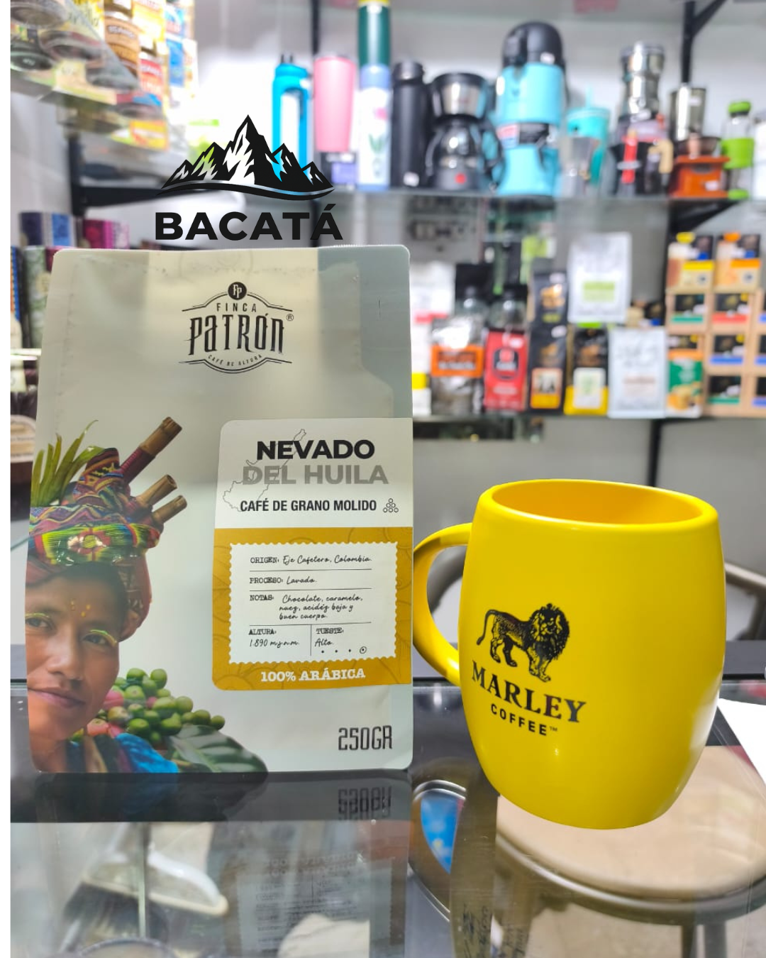 Pack Mug Marley + Cafe Finca Patron (Variedades)