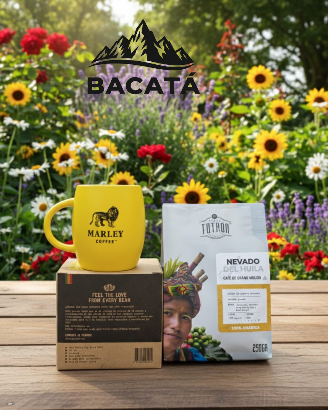Pack Mug Marley + Cafe Finca Patron (Variedades)